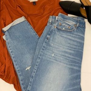 Women’s High Waisted Boyfriend Jean size 10